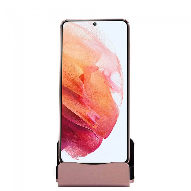Margoun Type-C Desktop Charger for Galaxy S21 Series - Rose Gold