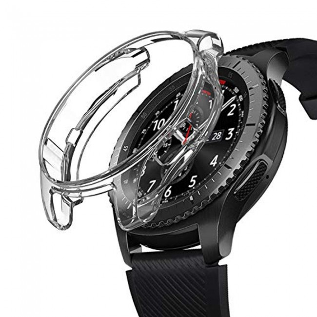 Ultra Thin TPU Case Cover for Samsung Gear S3 Frontier Classic - Clear