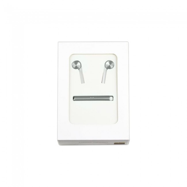 Margoun Wired Hands-free with Microphone and Volume Control - White Silver
