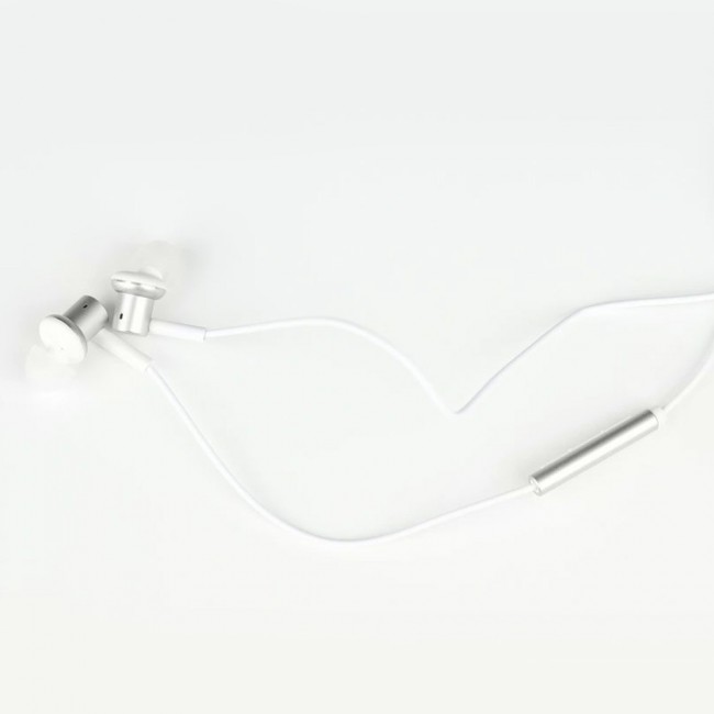 Margoun Wired Hands-free with Microphone and Volume Control - White Silver