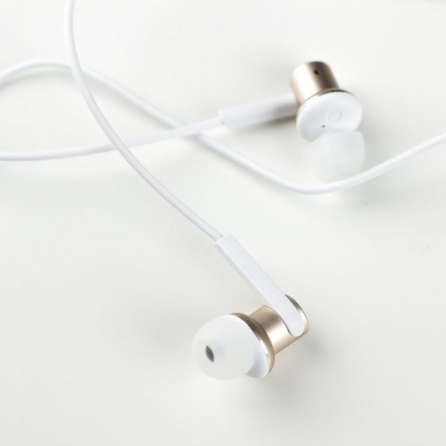 Margoun Wired Hands-free with Microphone and Volume Control - White Gold