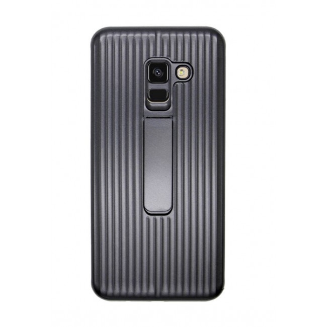 Margoun Back Case for Samsung Galaxy A8 2018 Protective Standing Cover with Kickstand (SHR)