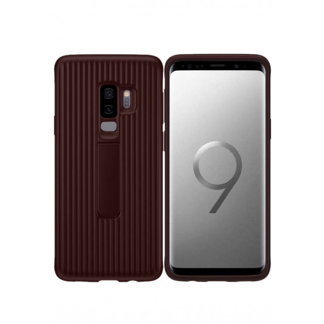 Margoun Back Case for Samsung Galaxy S9 Plus Protective Standing Cover with Kickstand (SHR)