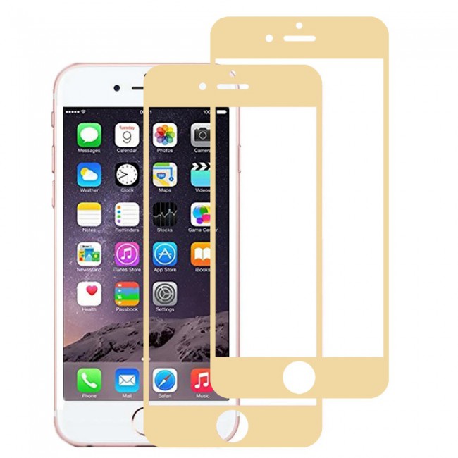 Margoun 2-Pack 3D Screen Protector for Apple iphone 6/6s ( 5.5 inch ) Plus – Gold , Rose Gold  