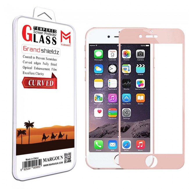 Margoun Grand Shieldz 3D Screen Protector for Apple iphone 6/6s Plus ( 5.5 inch ) – Gold ,Rose Gold