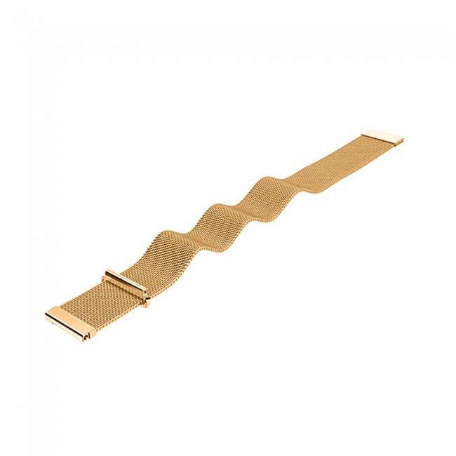 22mm Margoun Milanese Watch Band for Samsung Gear S3 Frontier and Gear S3 Classic - Gold