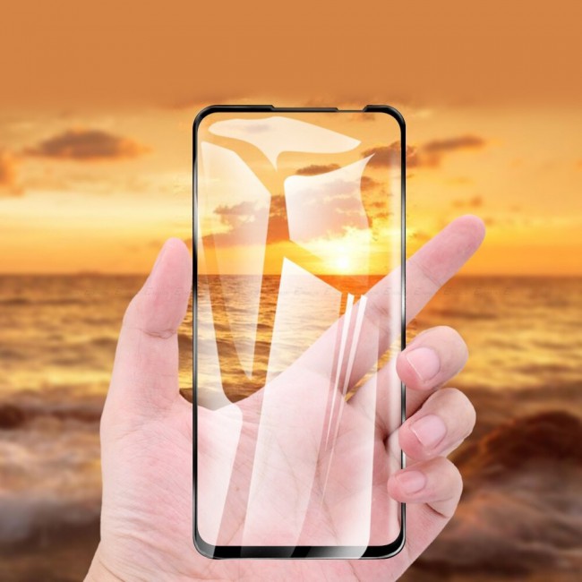 Motorola Moto G8 3D-Tempered Glass Grand Shieldz Margoun - Black Frame