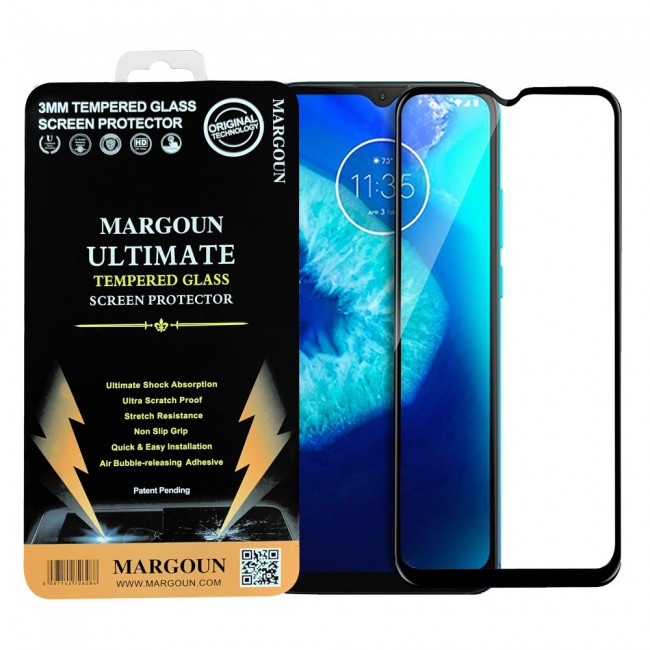 Motorola Moto G8 Power Lite Tempered Glass 3D Ultimate Margoun - Black Frame