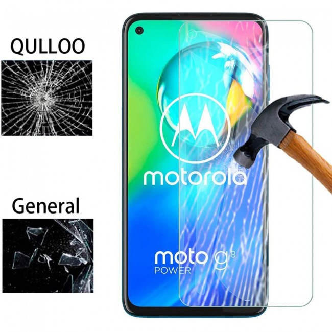 Motorola Moto G8 Power Tempered Glass 2Pack Max Shieldz Margoun - Clear