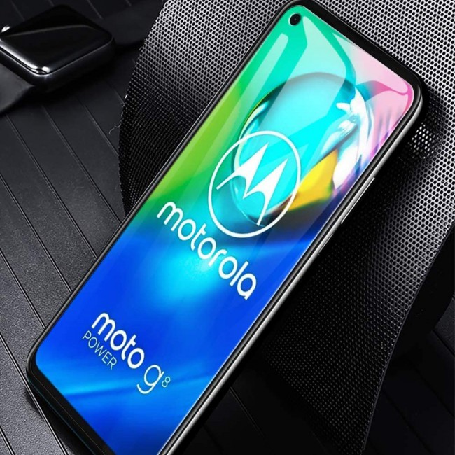 Motorola Moto G8 Power Tempered Glass 2Pack Max Shieldz Margoun - Clear