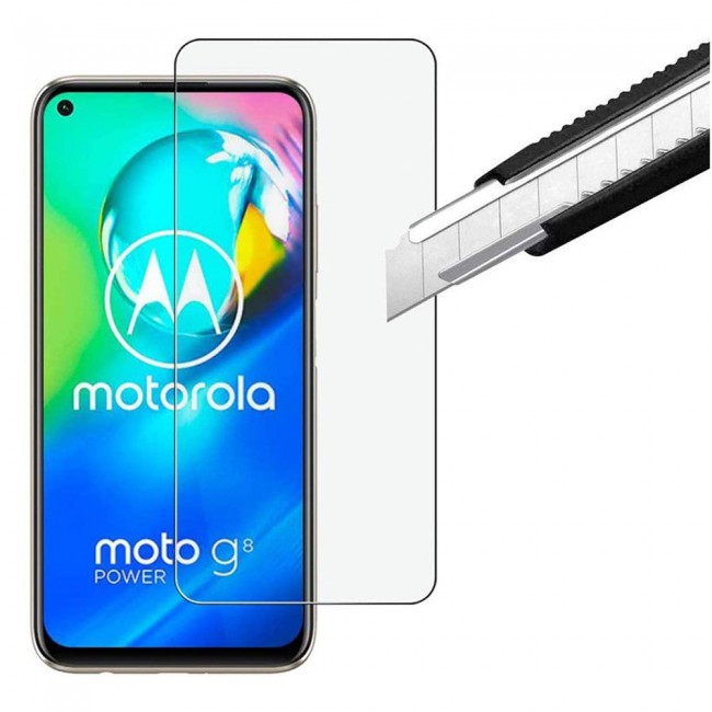Motorola Moto G8 Tempered Glass 2 Pack Max Shieldz Margoun - Clear
