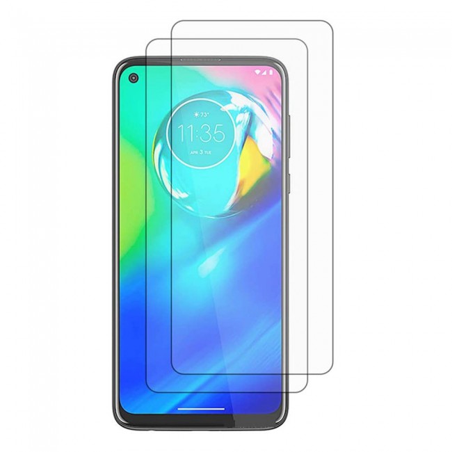 Motorola Moto G Power Tempered Glass 2 Pack Max Shieldz Margoun - Clear