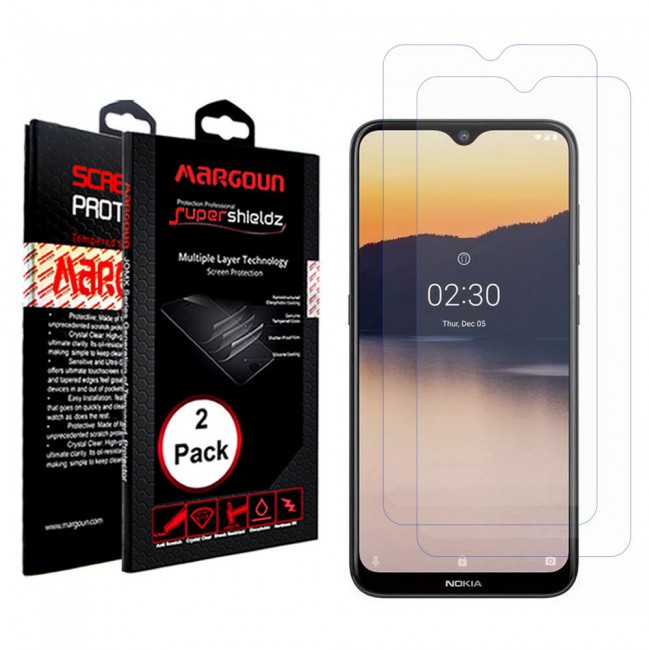 Nokia 2.3 Glass 2 Pack Super Shieldz Margoun- Clear