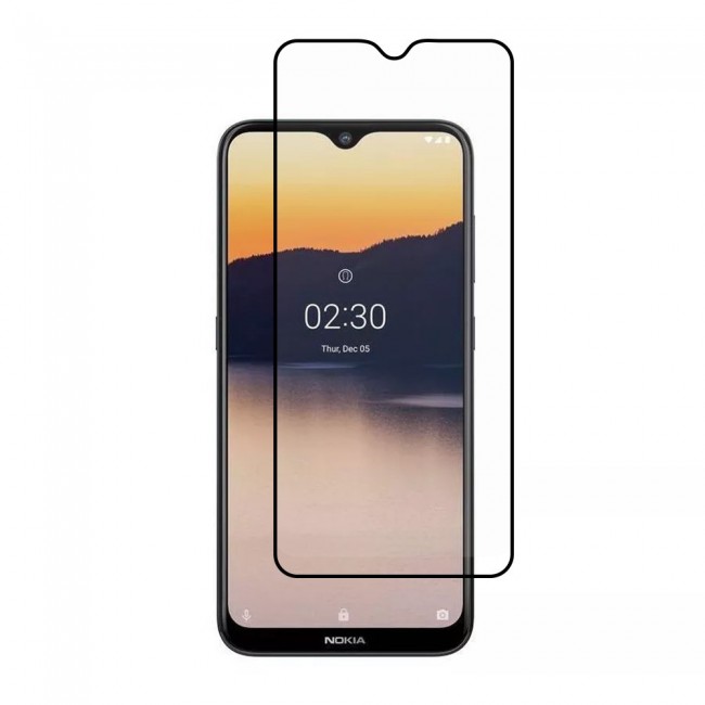 Nokia 2.3 Glass 3D Tempered Grand Shieldz Margoun - Black Frame