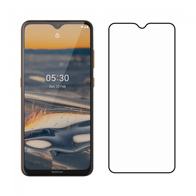 Nokia 5.3 Glass 3D Tempered Grand Shieldz Margoun - Black Frame