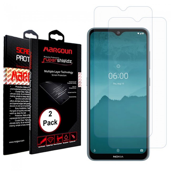 Nokia 6.2 Glass 2 Pack Super Shieldz Margoun- Clear