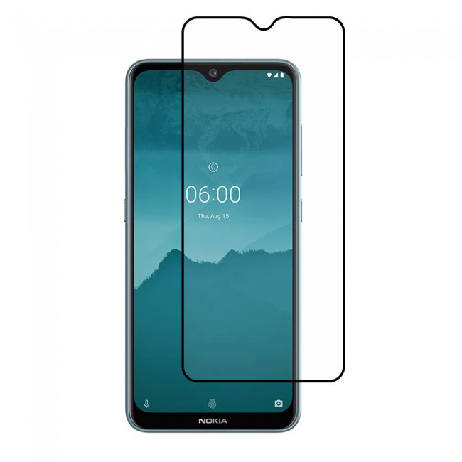 Nokia 6.2 Glass 3D Tempered Ultimate Margoun - Black Frame
