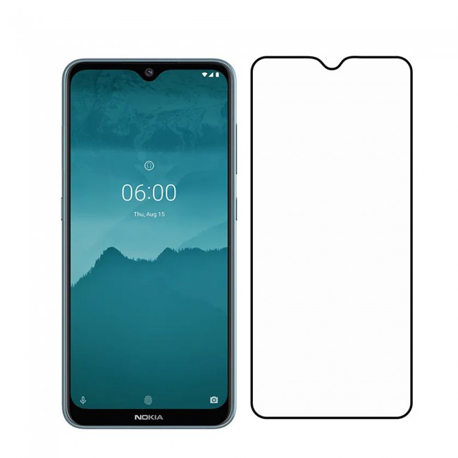 Nokia 6.2 Glass 3D Tempered Ultimate Margoun - Black Frame