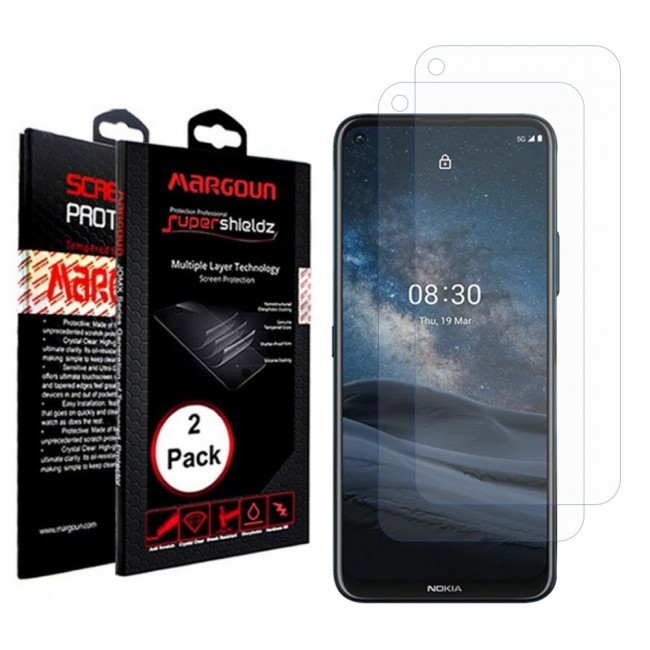 Nokia 8.3 5G Glass 2 Pack Super Shieldz Margoun- Clear