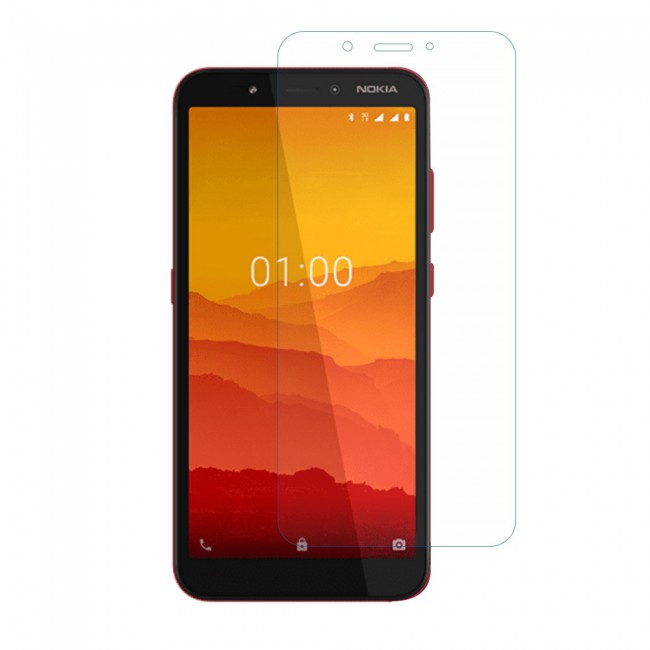 Nokia C1 Glass Tempered Ultimate Margoun - Clear