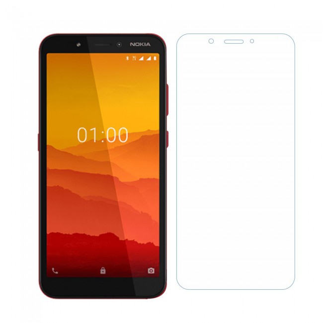 Nokia C1 Glass Tempered Ultimate Margoun - Clear