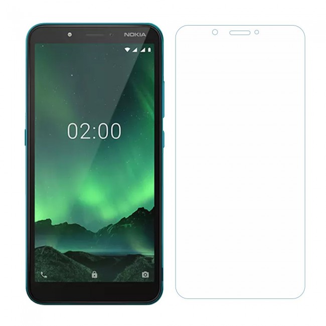 Nokia C2 Glass Tempered Ultimate Margoun - Clear