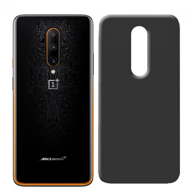 OnePlus 7T Pro McLaren Case Cover Soft TPU - Black , clear