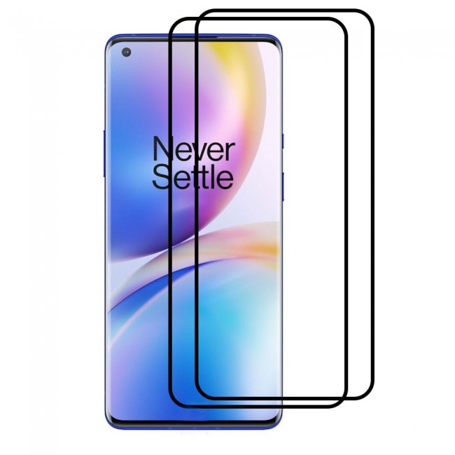 OnePlus 8 Pro Screen Protector 3D Glass Super Sheildz 2-Pack Margoun