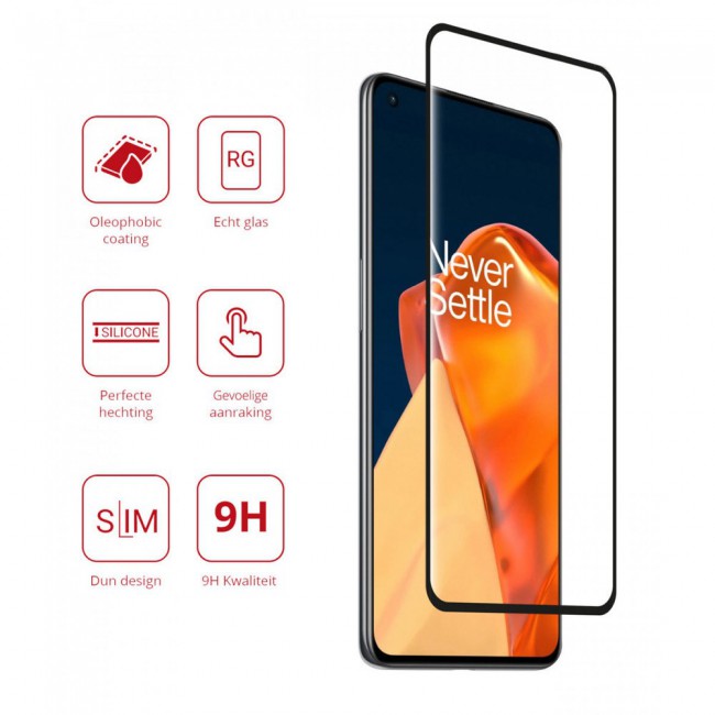 OnePlus 9RT 5G 3D Tempered Screen Protector Ultimate by Margoun - Black Edge
