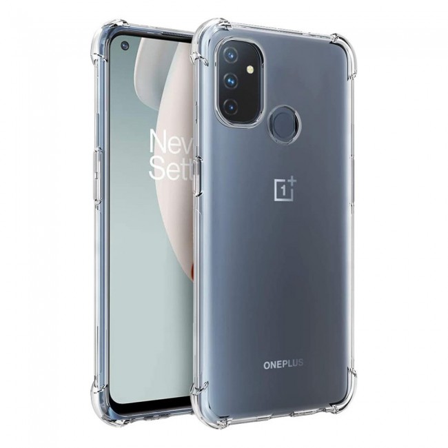OnePlus Nord N100 Shockproof Gorilla TPU Case Cover and 3D Screen Protector by Margoun