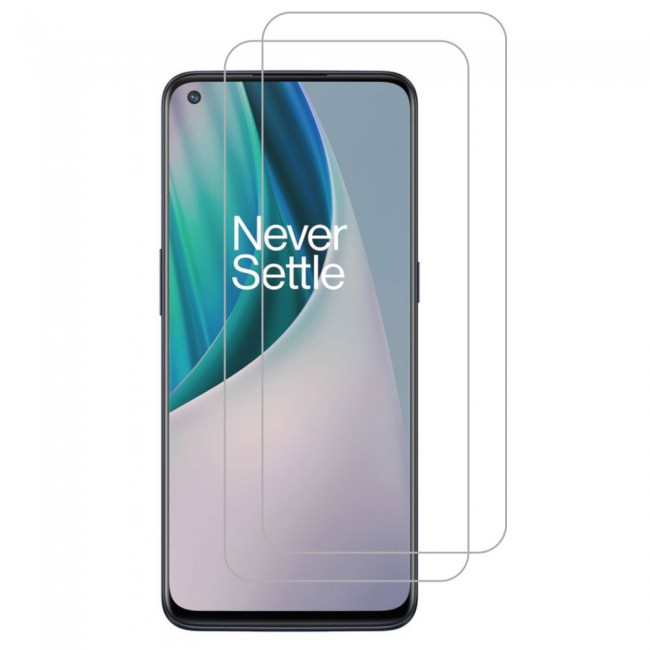 OnePlus Nord N10 5G Tempered Screen Protector Super Shieldz Glass by Margoun 2-Pack - Clear