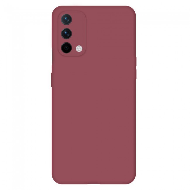 OnePlus Nord N200 5G Protective Silicone Case Cover Maroon