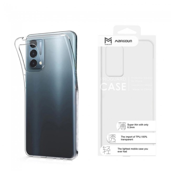 OnePlus Nord N200 5G Shockproof TPU Case Cover by Margoun - Clear