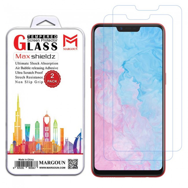 Oppo A12e  2-Pack Screen Protector Max Shieldz Margoun - Clear