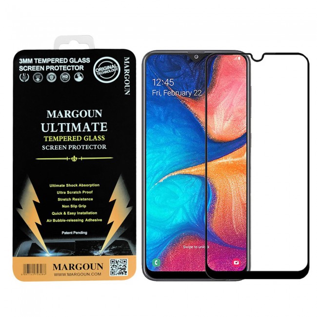 Oppo A15 Tempered Glass 9D Ultimate by Margoun - Side Black