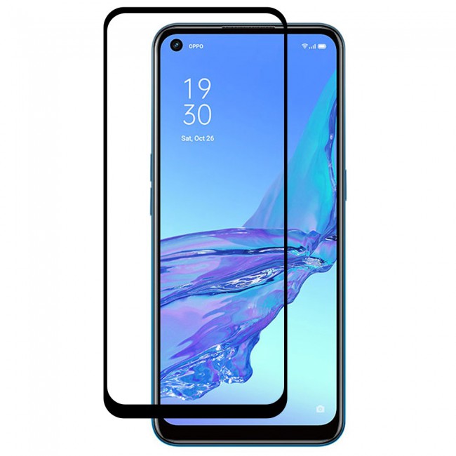 Oppo A33 2020 Tempered Glass 3D Grand Shieldz by Margoun - Side Black