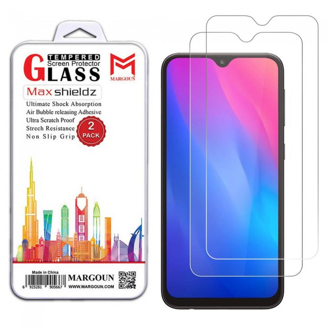 Oppo A8 Tempered Glass 2Pack Max Shieldz Margoun - Clear