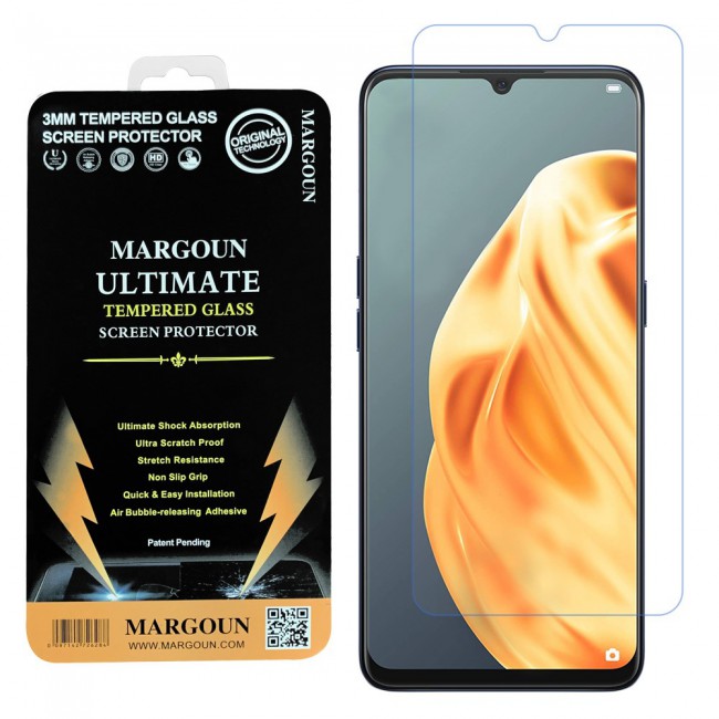 Oppo A91 Tempered Glass Ultimate by Margoun - Clear