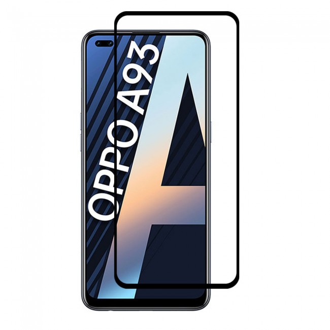 Oppo A93 Tempered Glass 3D Ultimate by Margoun - Side Black