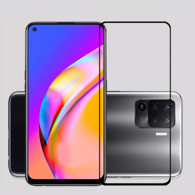 Oppo A94 Tempered Glass 3D Screen Protector Ultimate by Margoun - Side Black