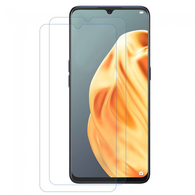 Oppo F15 Tempered Glass 2Pack Max Shieldz Margoun - Clear