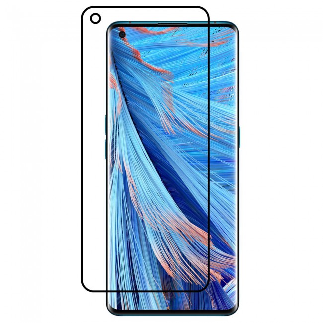 Oppo Find X2 Pro Tempered 9D Glass Ultimate Margoun - Black Frame
