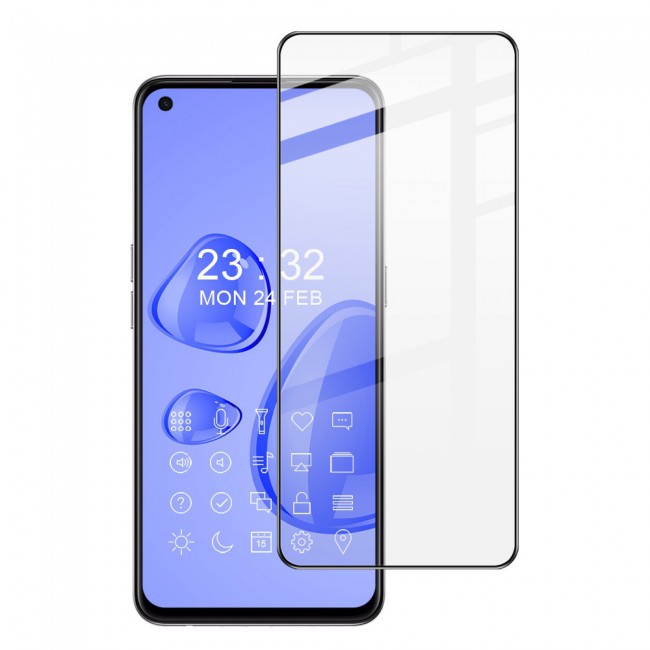Oppo Reno 5 5G Glass 3D Tempered Screen Protector Ultimate by Margoun - Side Black