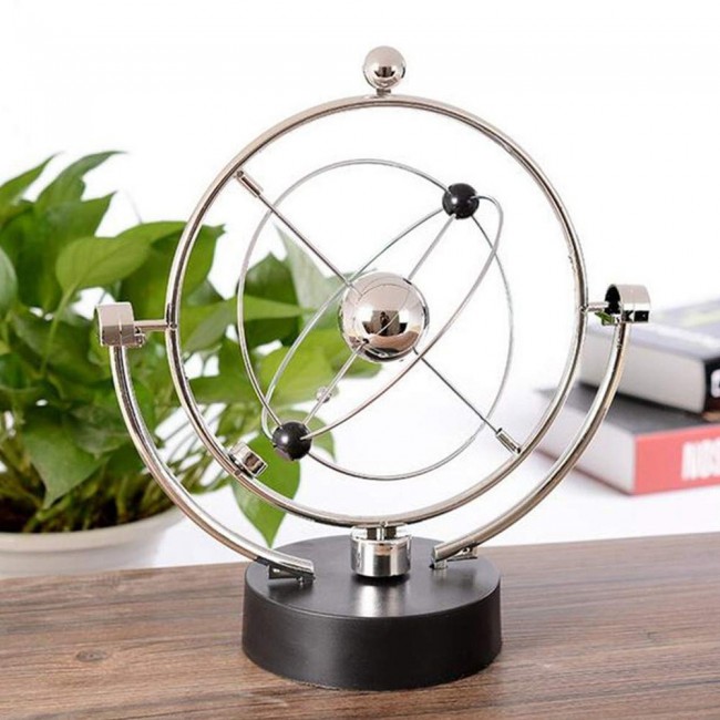 Orbital Kinetic Newton Cradle Home Decor Art Balance Balls