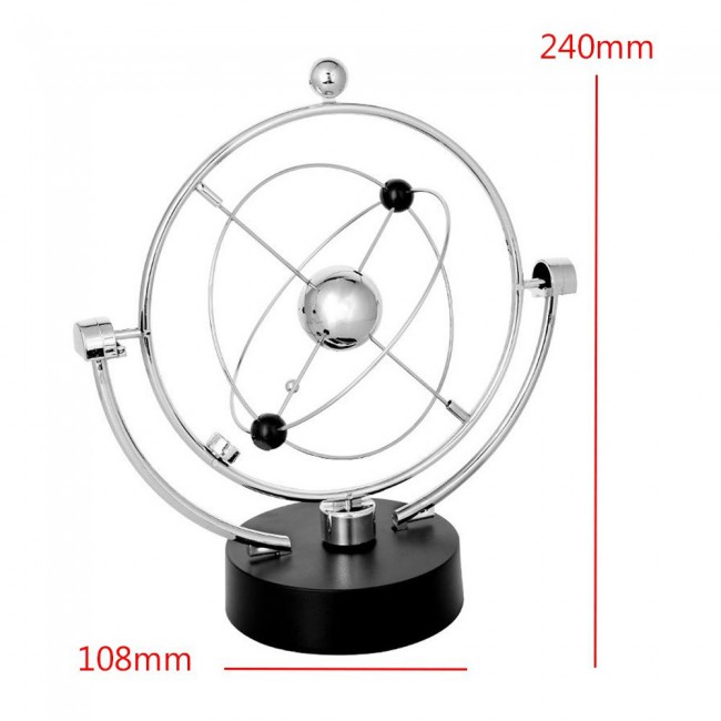 Orbital Kinetic Newton Cradle Home Decor Art Balance Balls