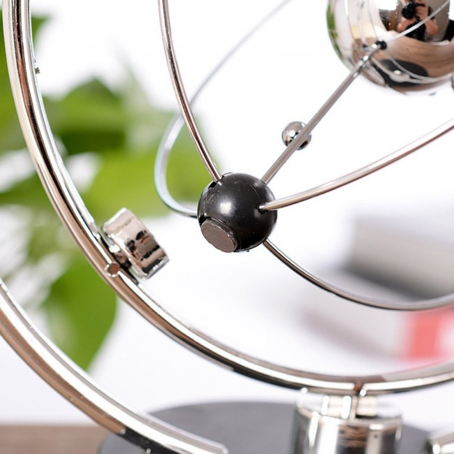 Orbital Kinetic Newton Cradle Home Decor Art Balance Balls