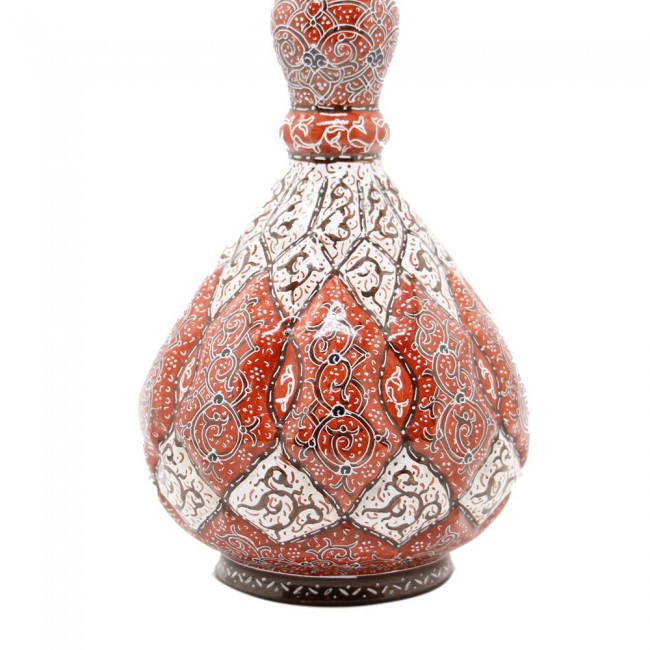 Persian Handmade Enamel Copper Vase MGH255 - Red