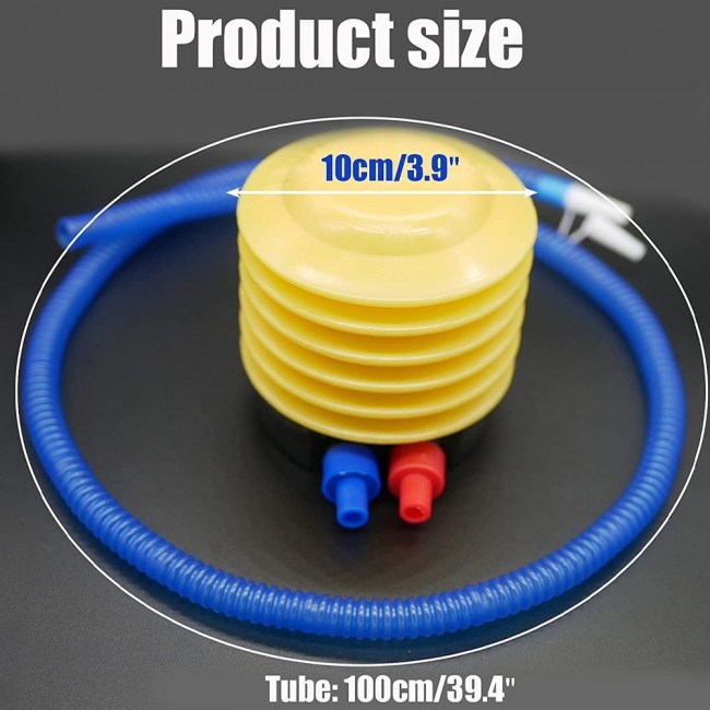 Margoun Inflatable Kids Pool Bath Tub 130cm with Foot Pump Inflator