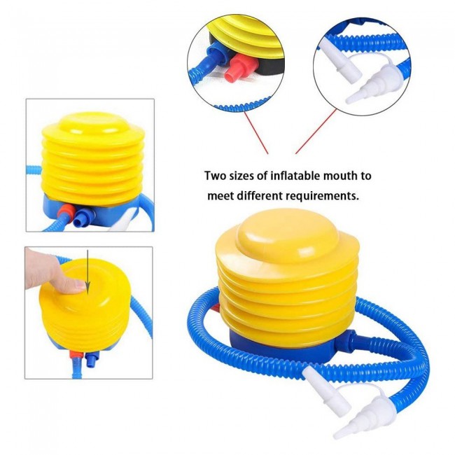 Margoun Plastic Bellows Foot Pump for Inflating Ball Ballon Pool Floats Boat and Mattress