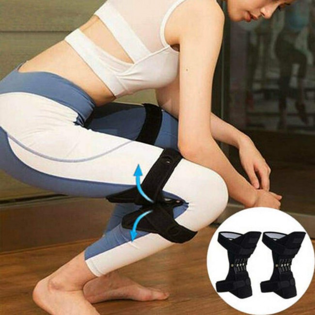 Power Knee Stabilizer Pads One Pair - Black